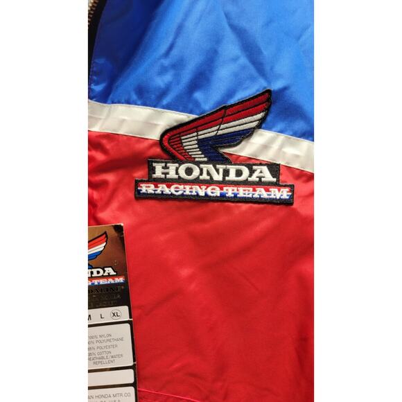 VTG RARE NWT HONDA RACING REVERSIBLE FULL ZIP JACKET SIZE XL - Picture 6 of 16